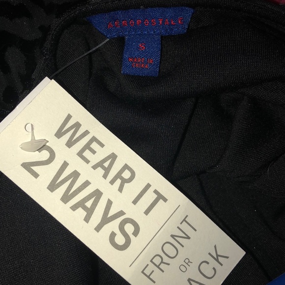 Black Leopard Print Aéropostale Dress SMALL - Picture 5 of 5